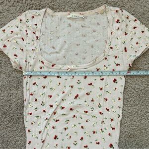 Doen Bridgette Tee in Strawberry